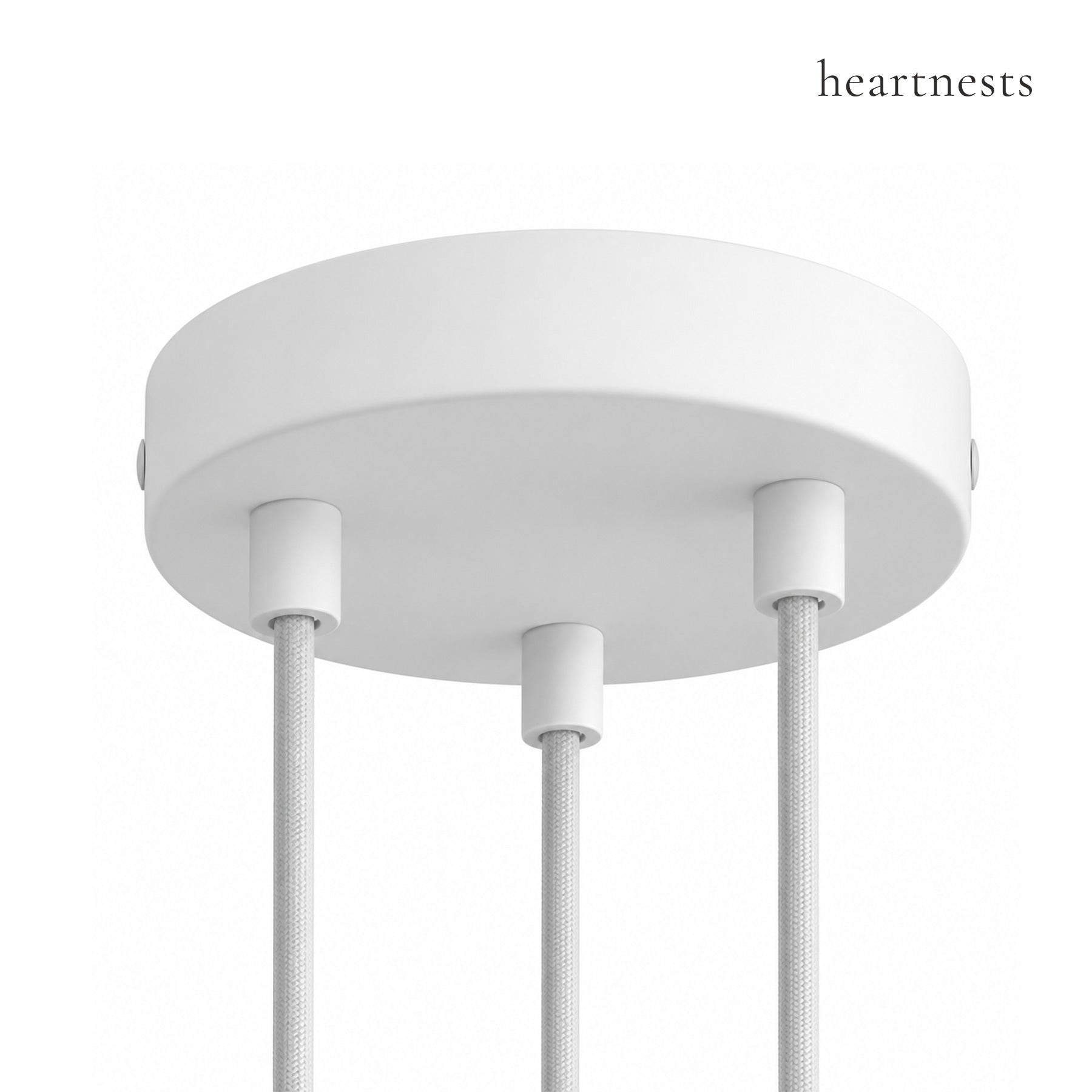 3-Light Metal Ceiling Rose Kit
