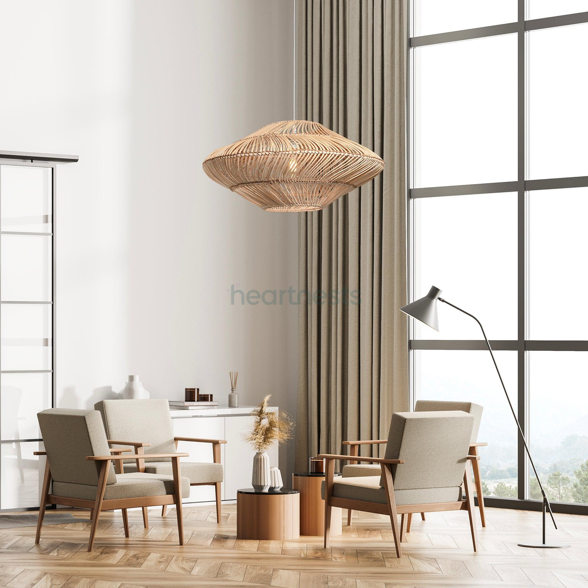 Alba Handmade Rattan Pendant Light
