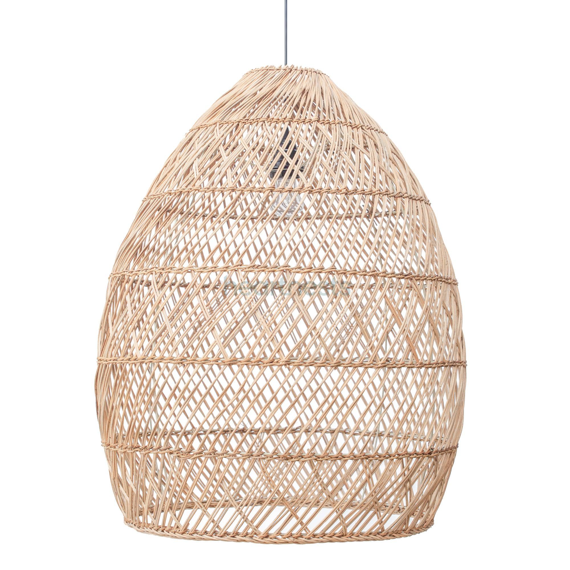 Brighton Rattan Pendant Light Size D35cm. Hot Trend 2023-2024