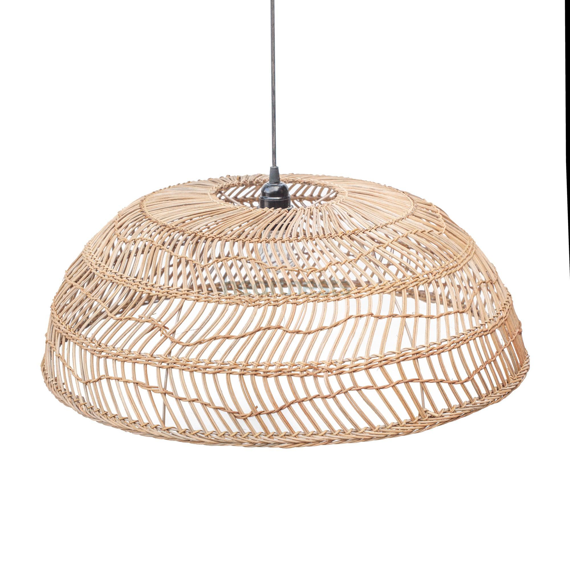 Chelsea Rattan Pendant Light - Handwoven Cane Rattan