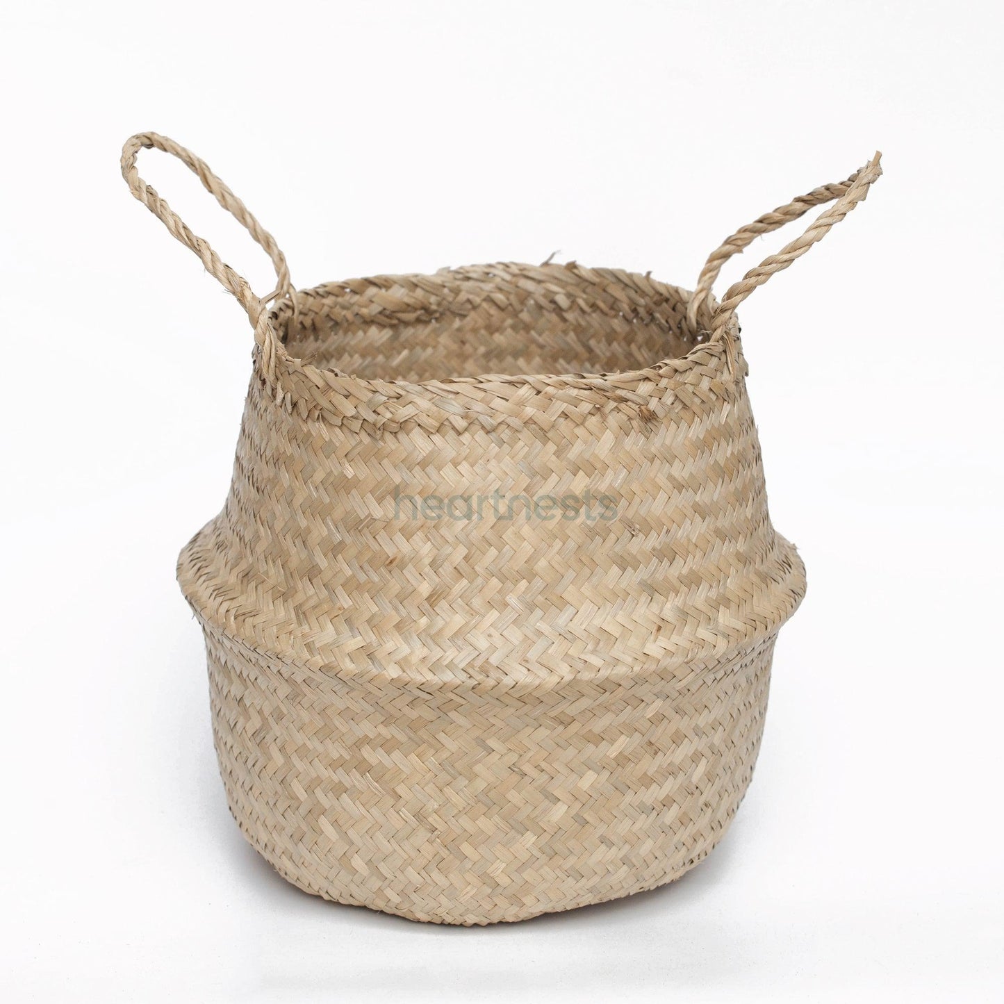 Euca Storage Basket Woven Seagrass Belly Basket