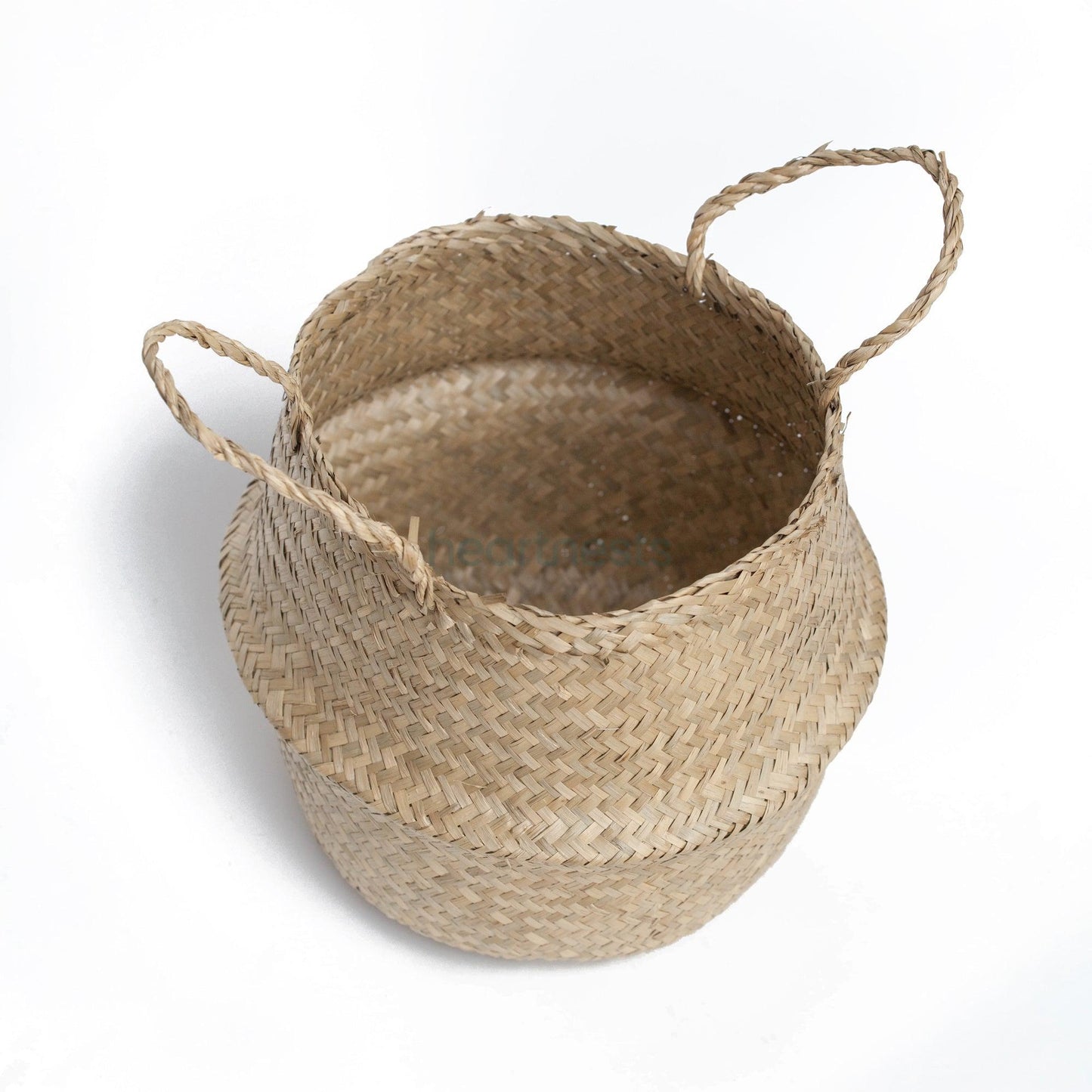 Euca Storage Basket Woven Seagrass Belly Basket