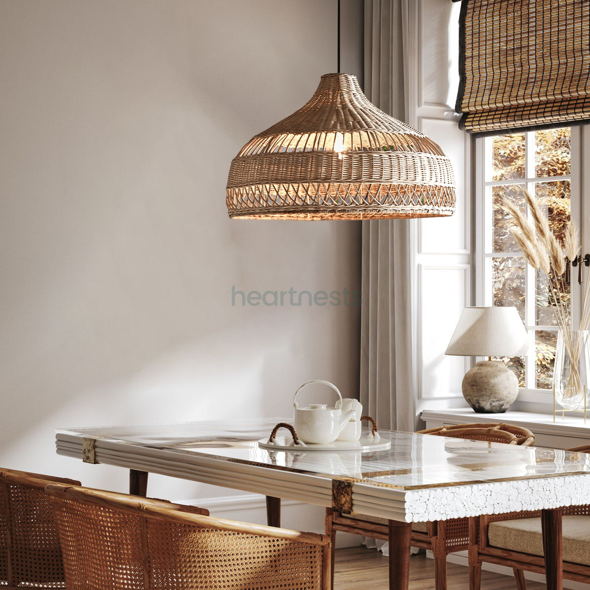 Grevilla Rattan Pendant Light