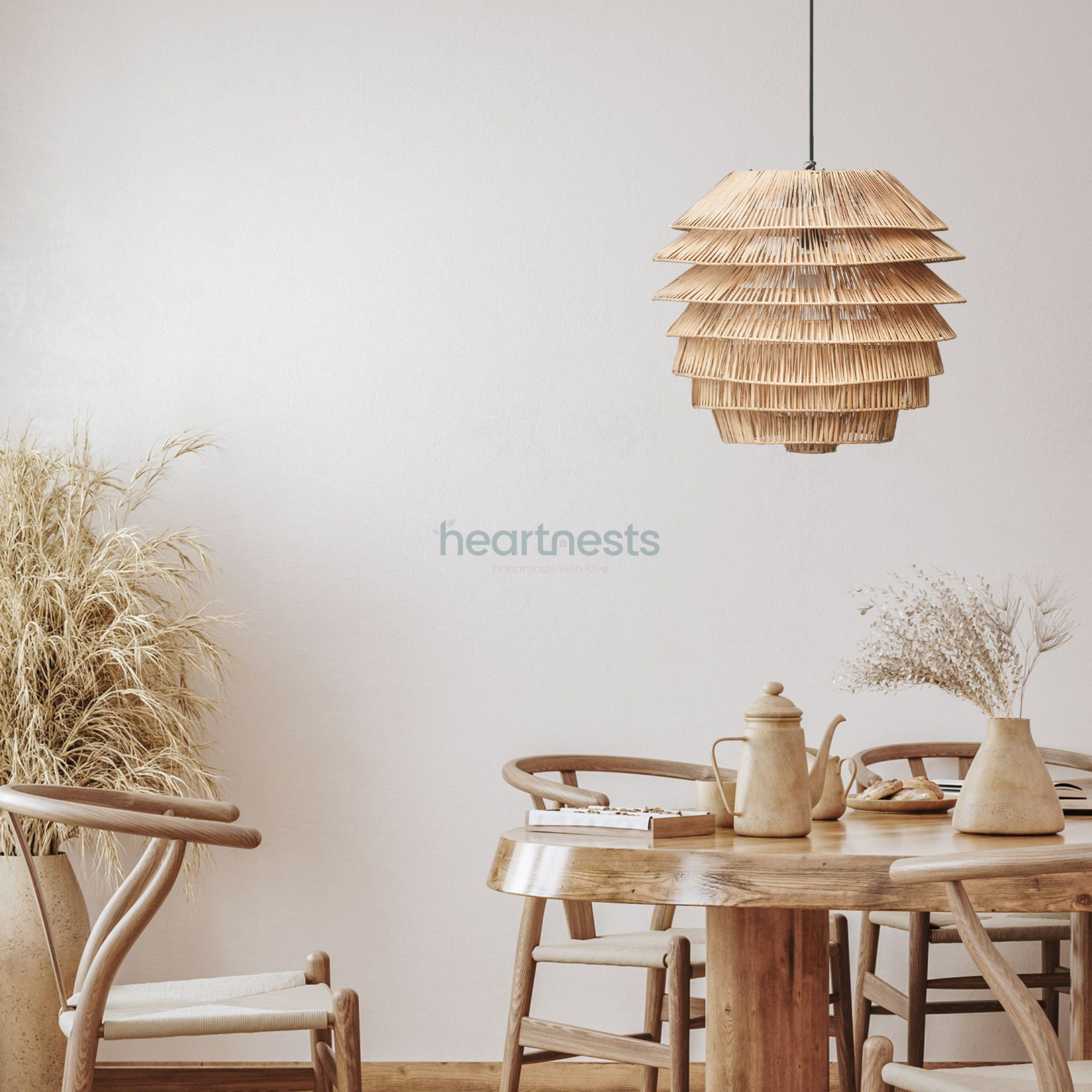 Selena Rattan Pendant Light