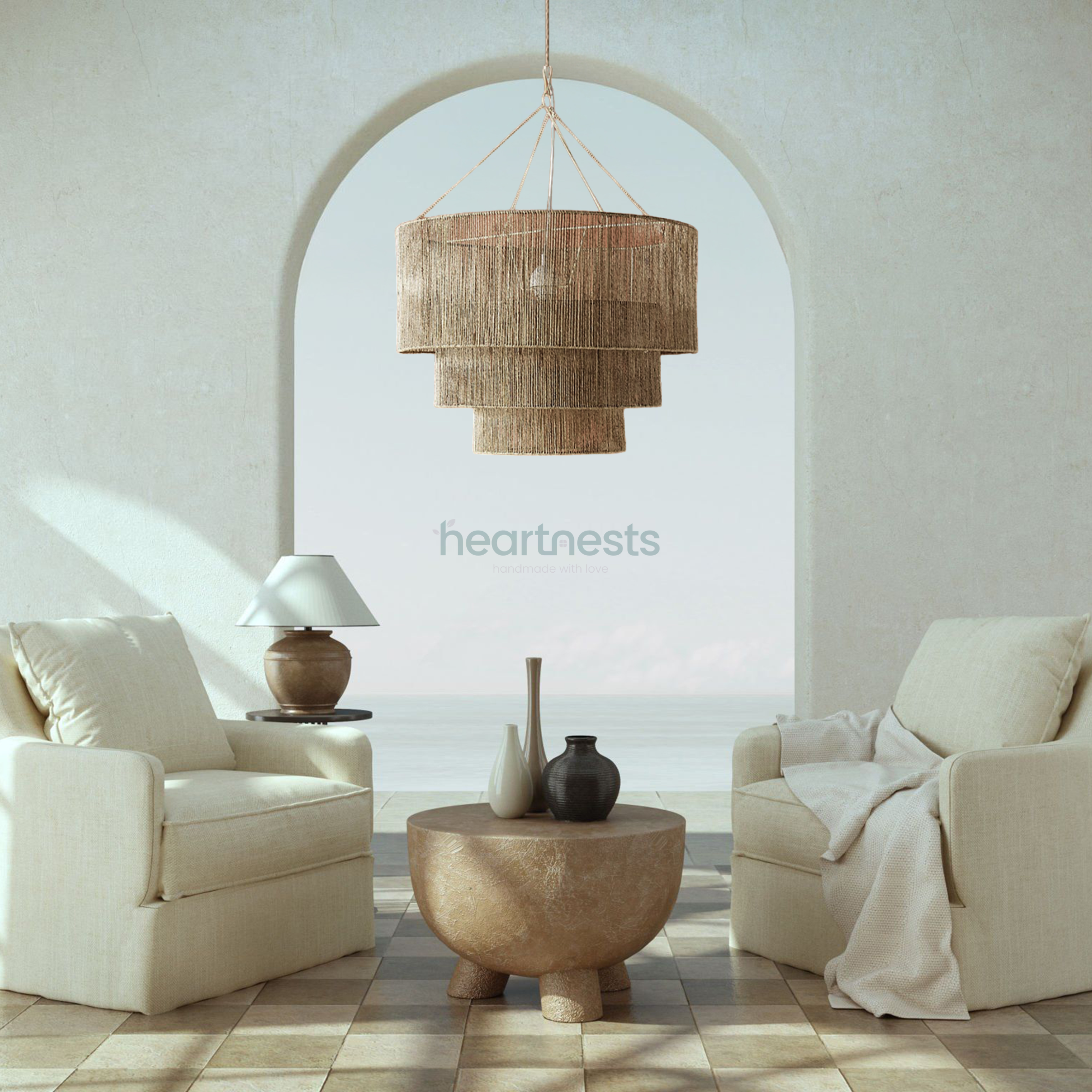 Lumina & Kasey Jute Pendant Light Bundle