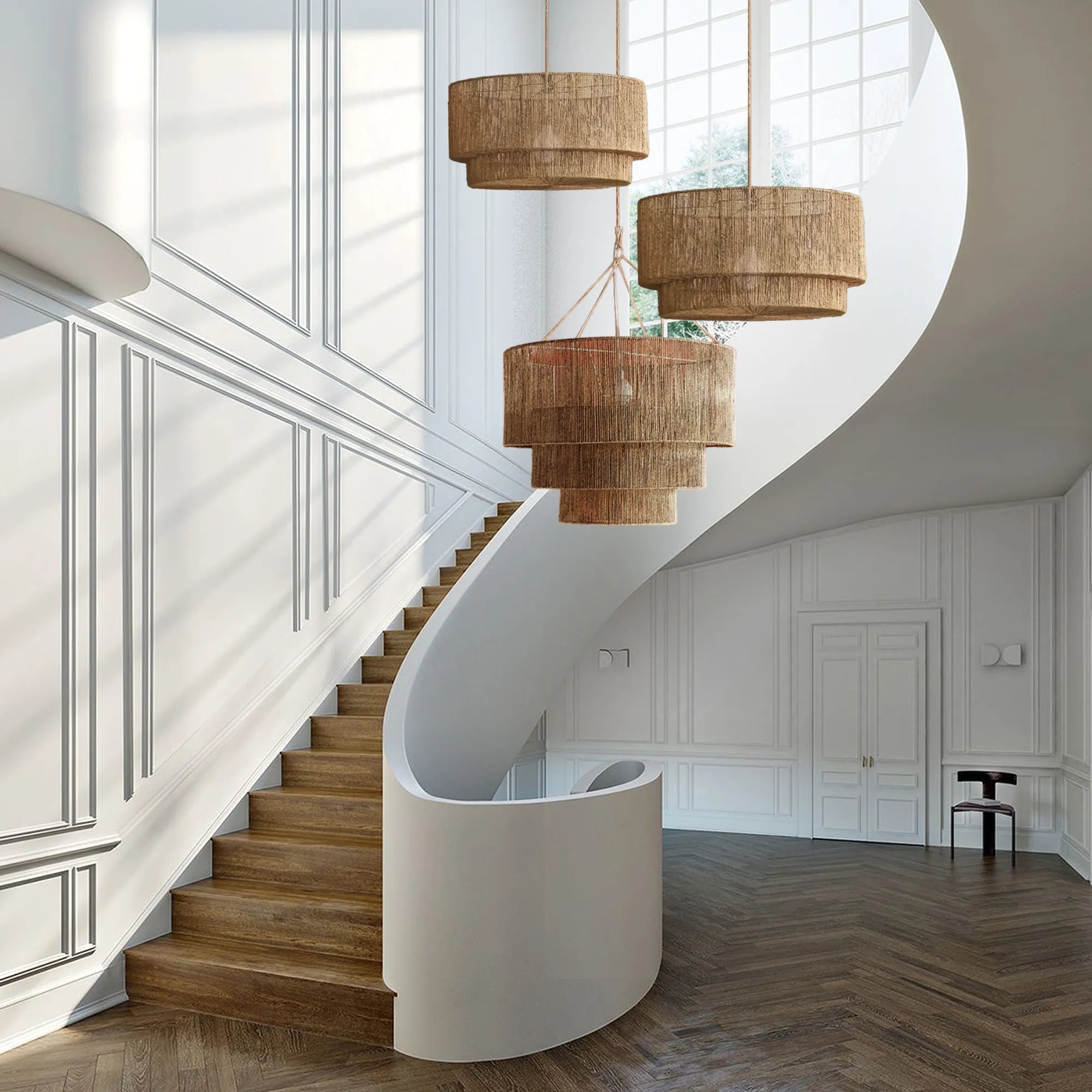 Lumina & Kasey Jute Pendant Light Bundle