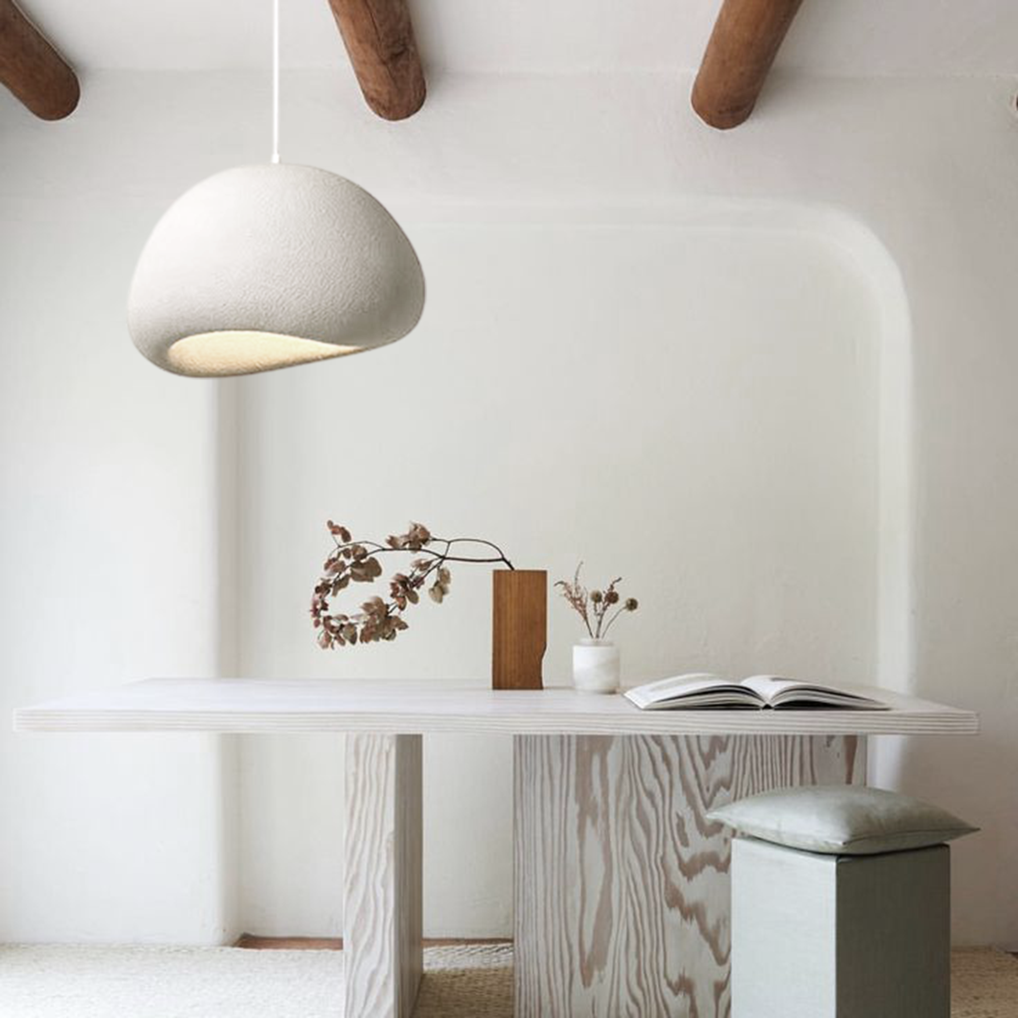 Nalia L Resin Pendant Light - Polyester