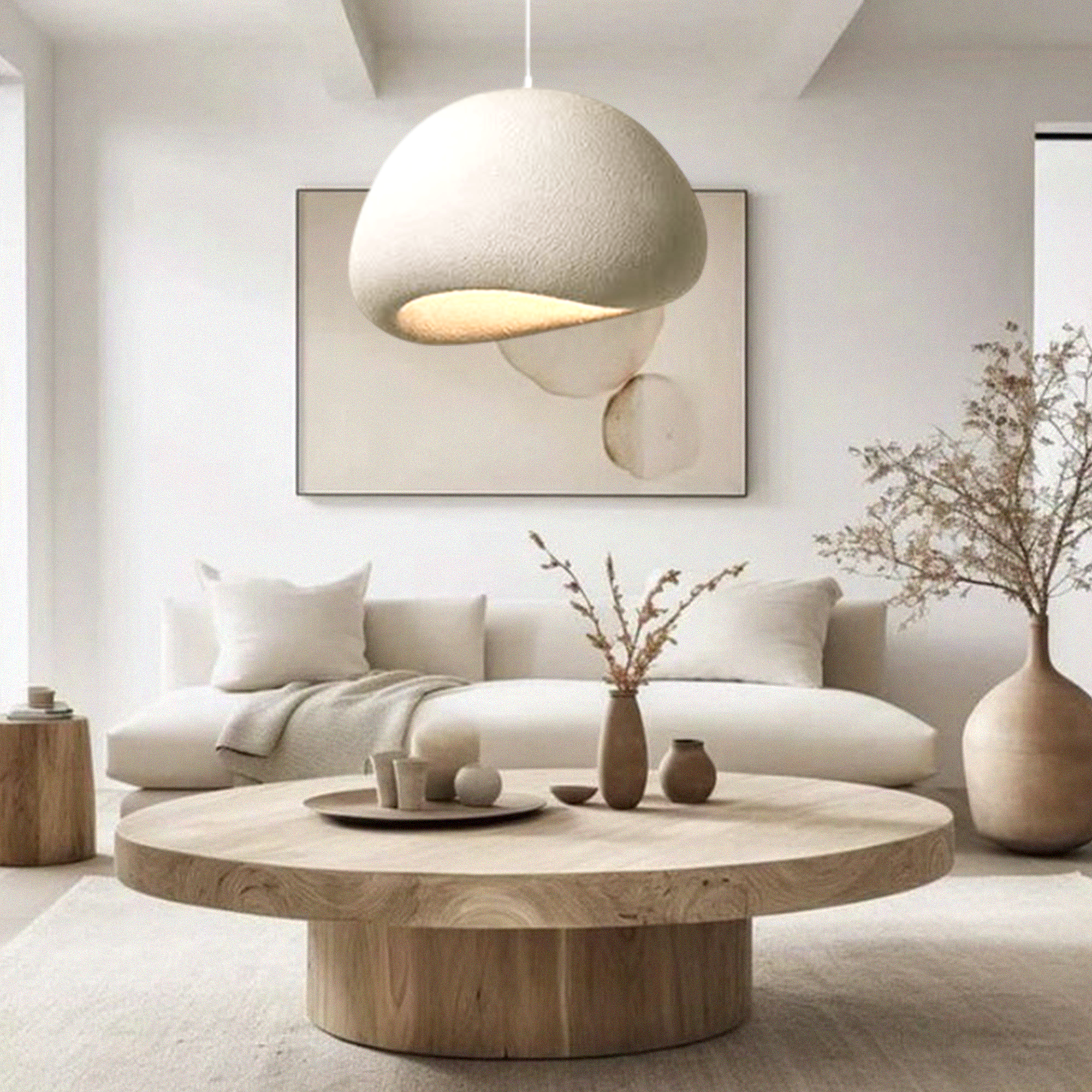 Nalia L Resin Pendant Light - Polyester