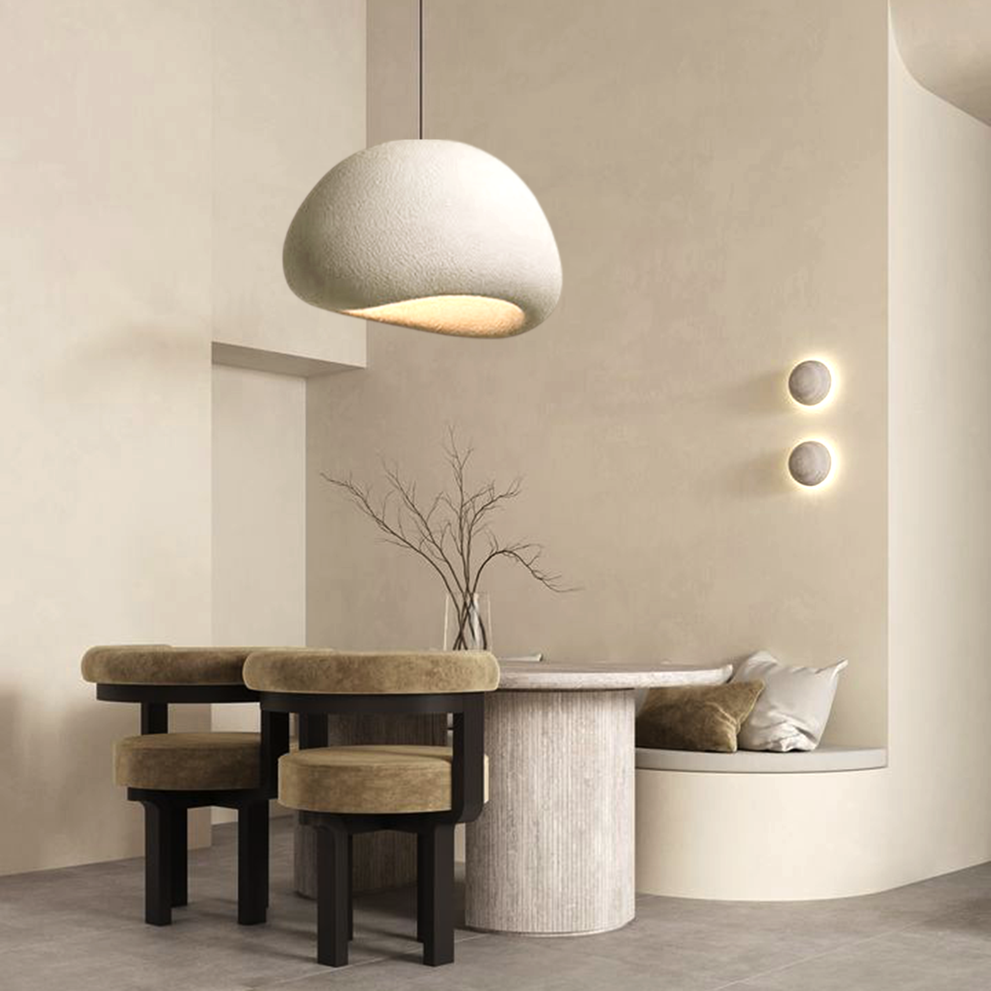 Nalia L Resin Pendant Light - Polyester