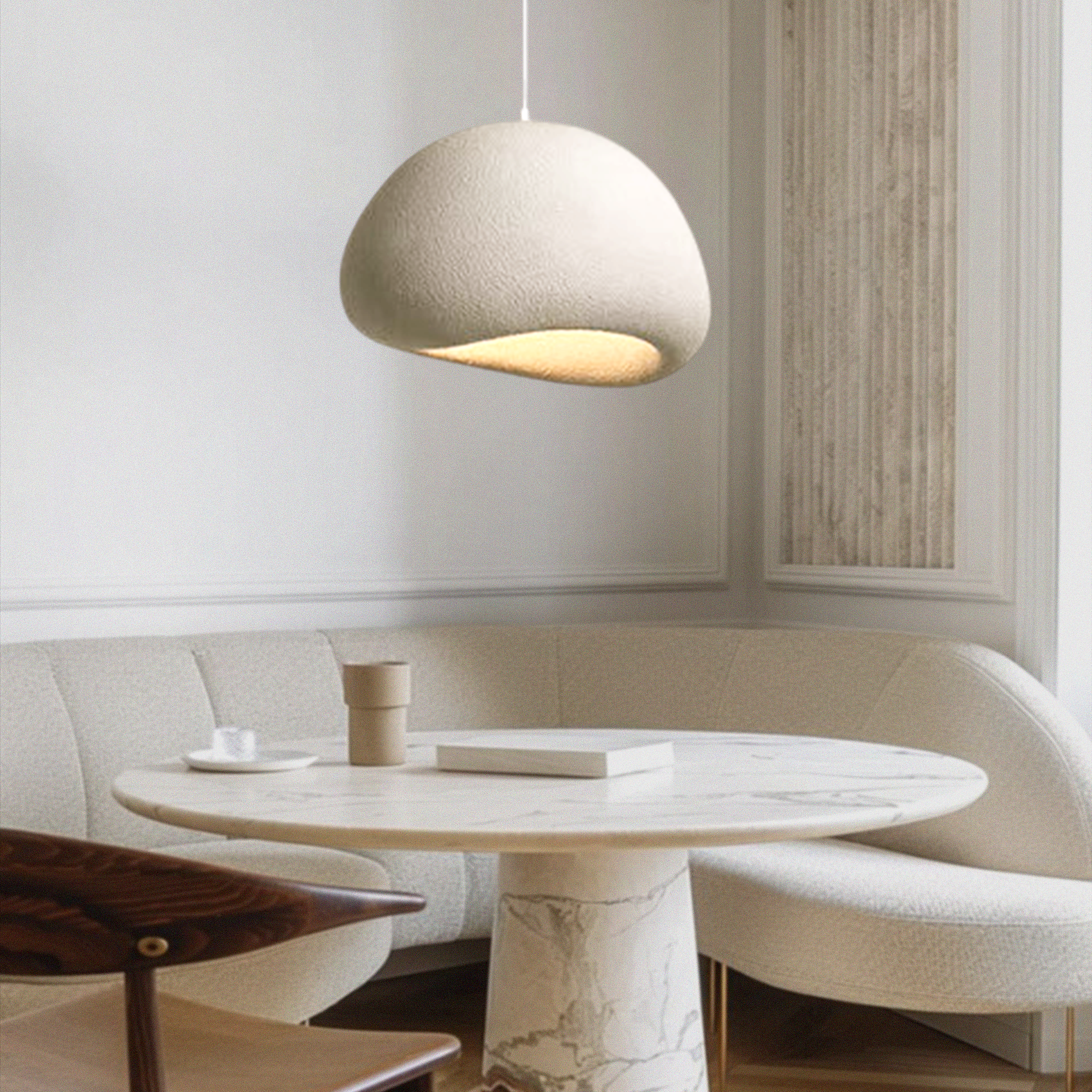 Nalia L Resin Pendant Light - Polyester