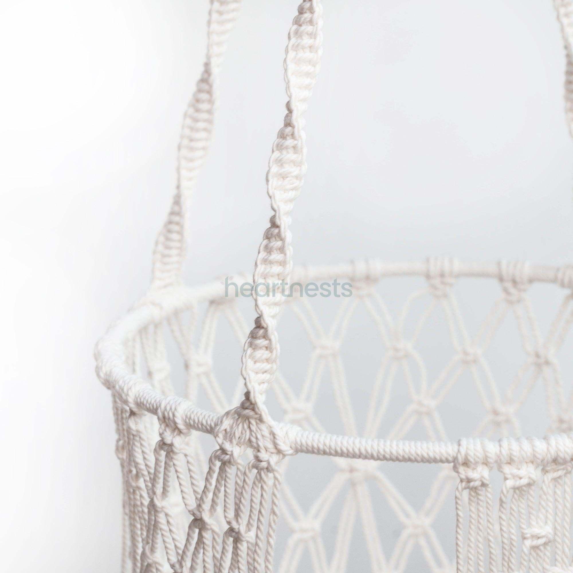Sheila Macrame Swing Pet Swing - Handwoven Cotton Pet Bed