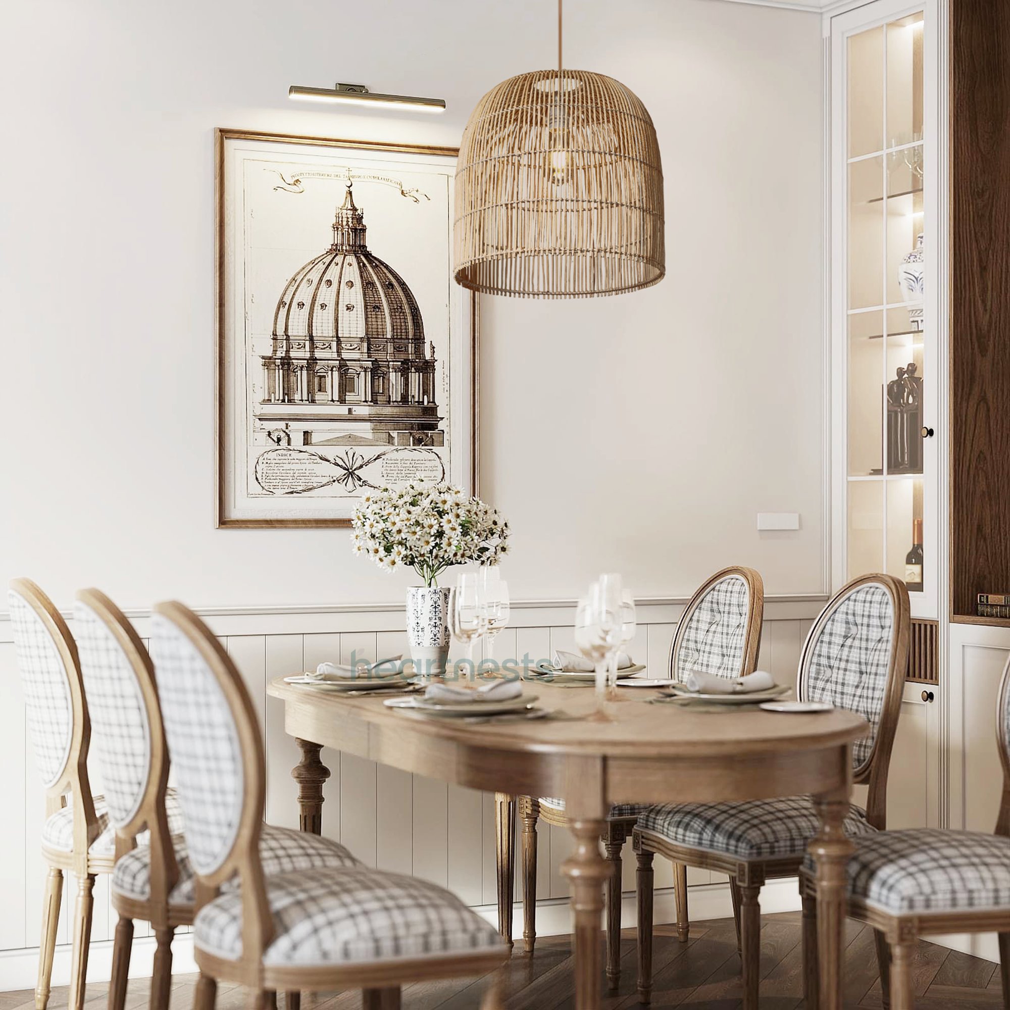 Tila Handmade Rattan Pendant Light