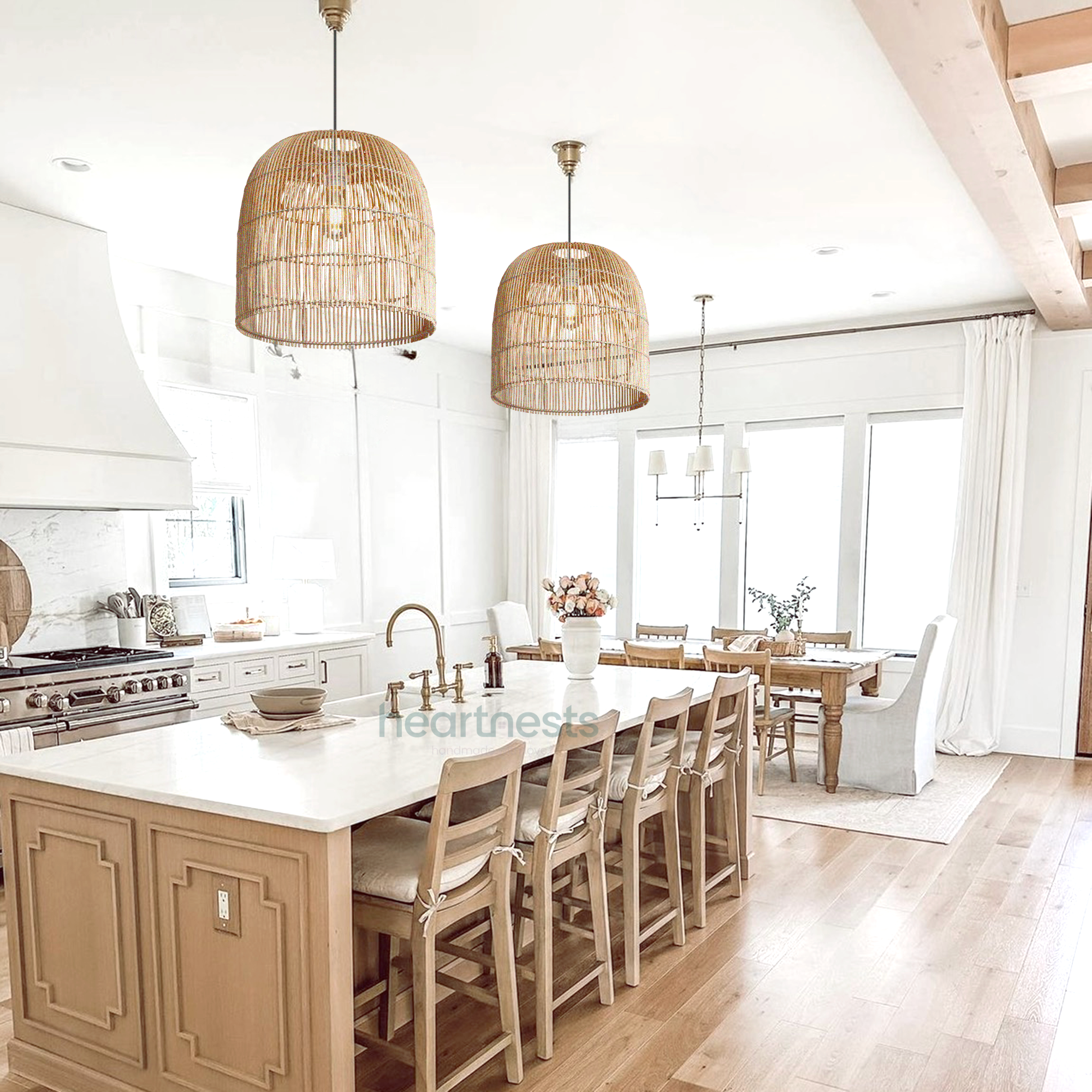 Tila Handmade Rattan Pendant Light