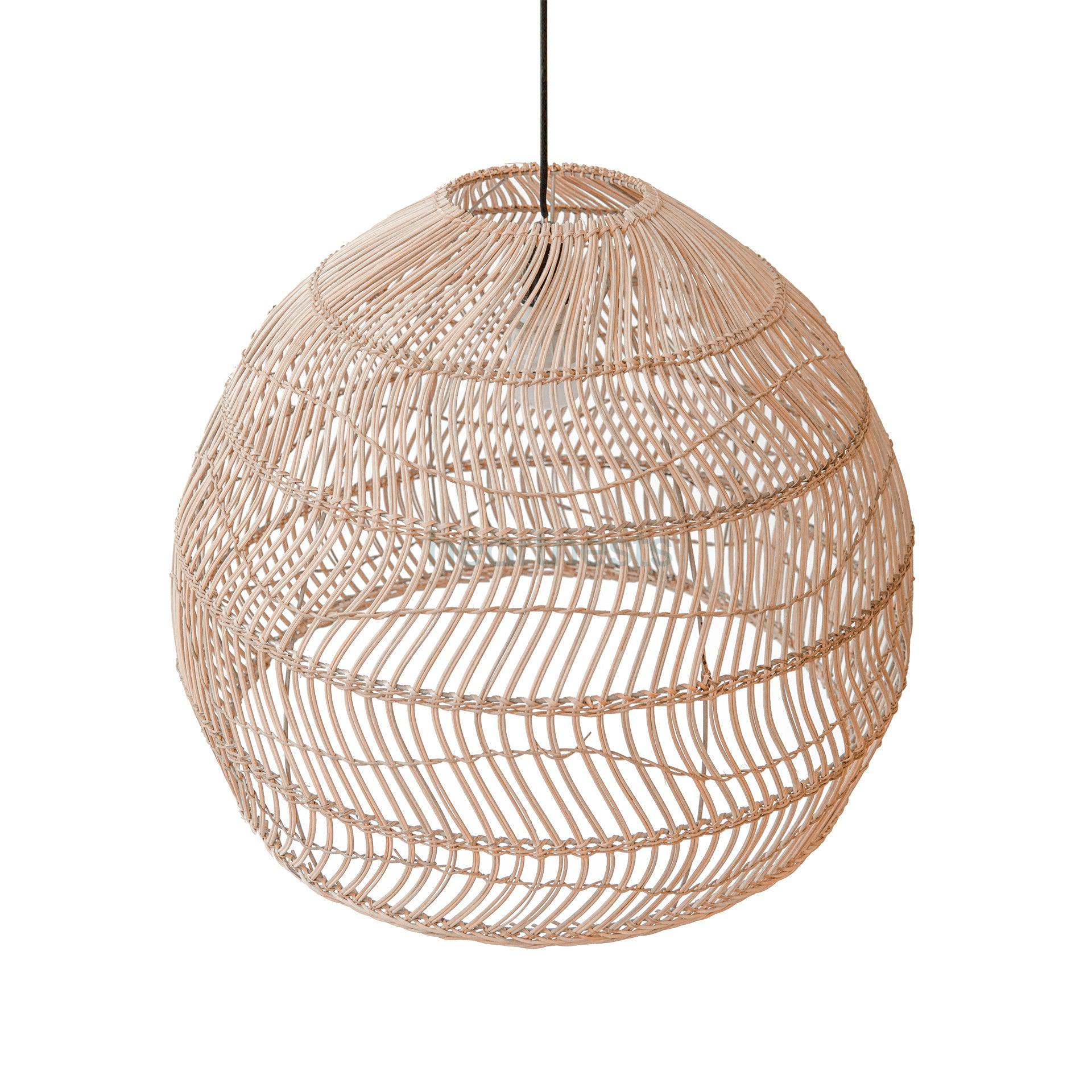 Timea Rattan Pendant Light - Available in 5 sizes- 23.6''/17.7''/15.6''/21.6''/15.7''