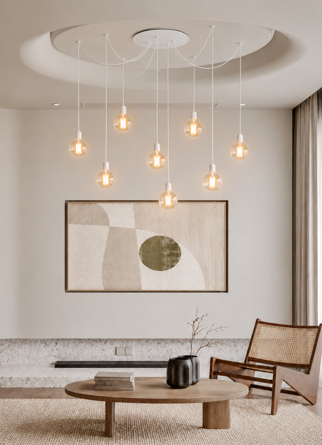 Customisable Large Ceiling Rose – 200 mm