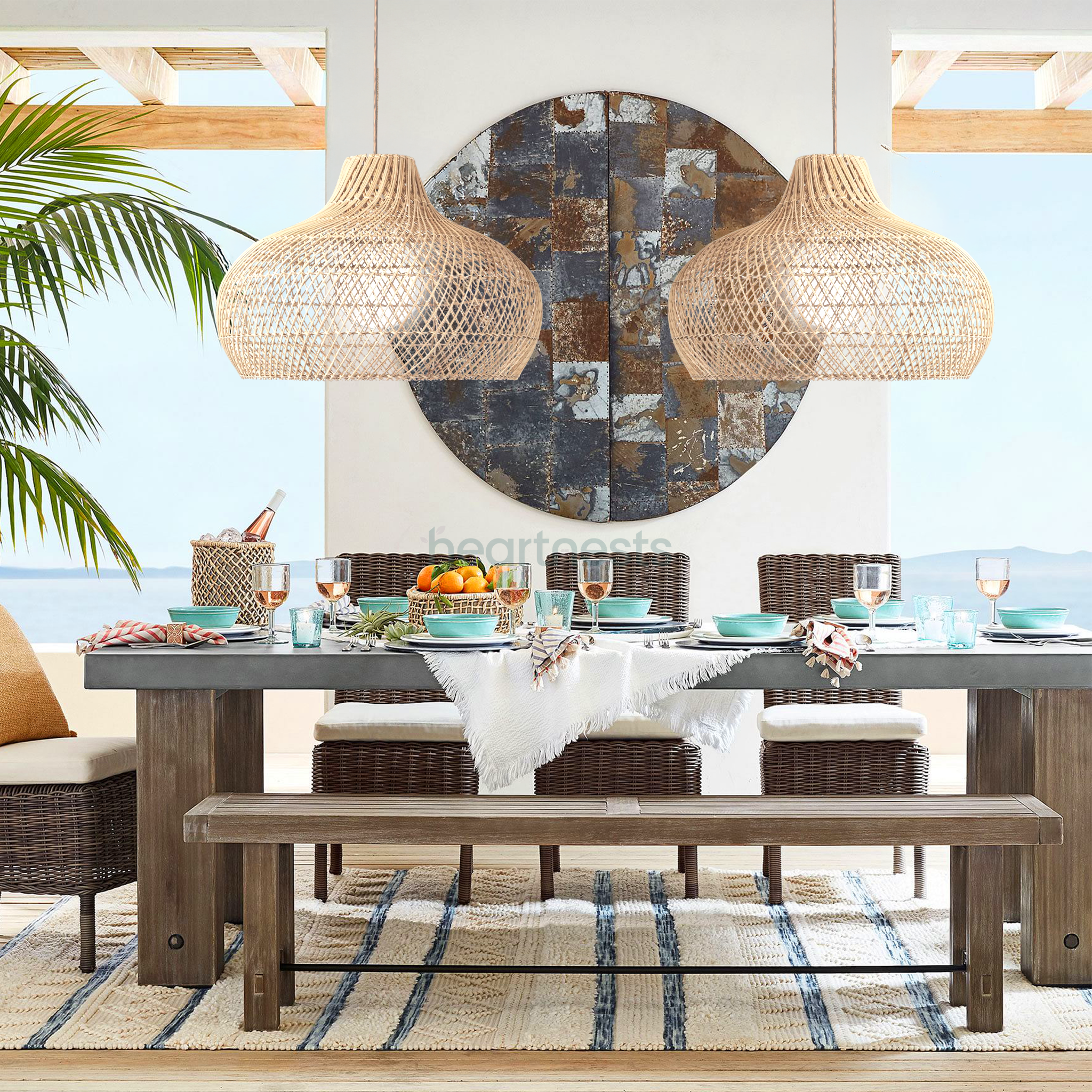 Fraser Rattan Pendant Light - A Must-Have for Natural Decor