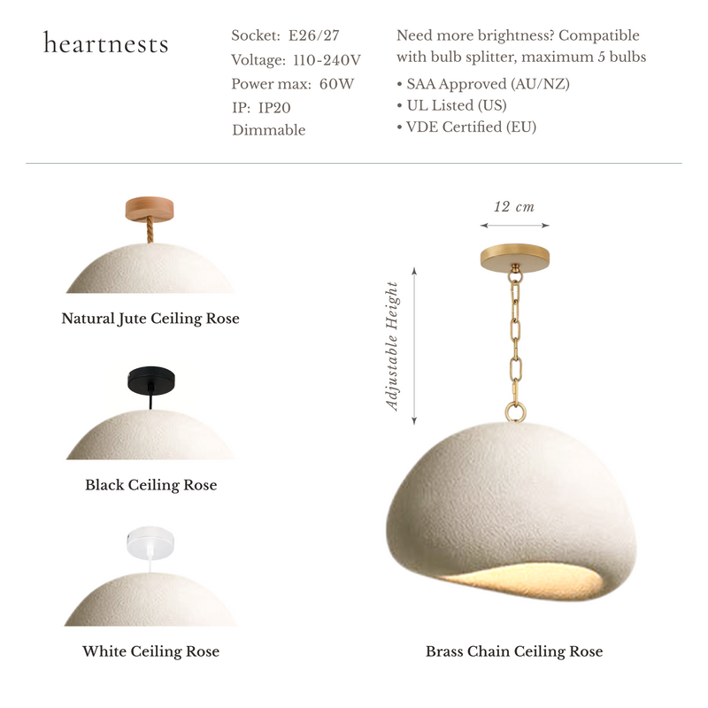 Nalia L Resin Pendant Light - Polyester