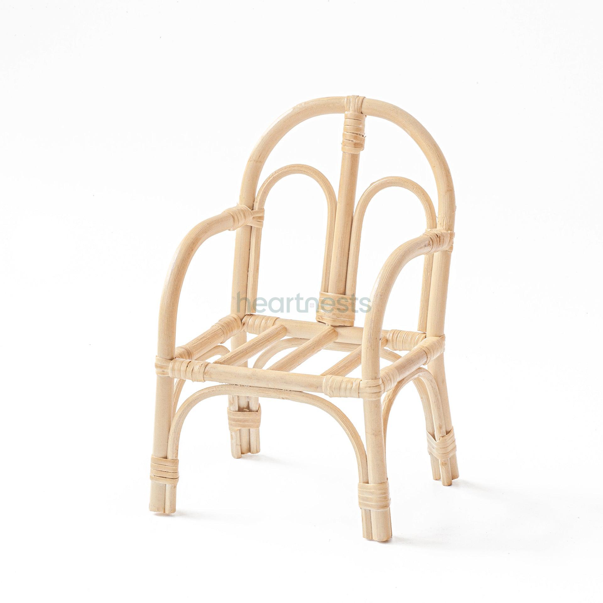 Tainy Handmade Miniature Chair Home Decor Doll Chair Toy Play