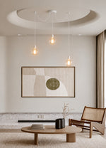 3-Light Metal Ceiling Rose Kit
