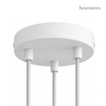 3-Light Metal Ceiling Rose Kit