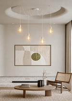4-Light Metal Ceiling Rose Kit