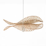 Correa Natural Bamboo Shade, Wicker Hanging Pendant Light for Boho, Farmhouse, Coastal, Rustic, Contemporary, Scandinavian, Provincial Home Decor