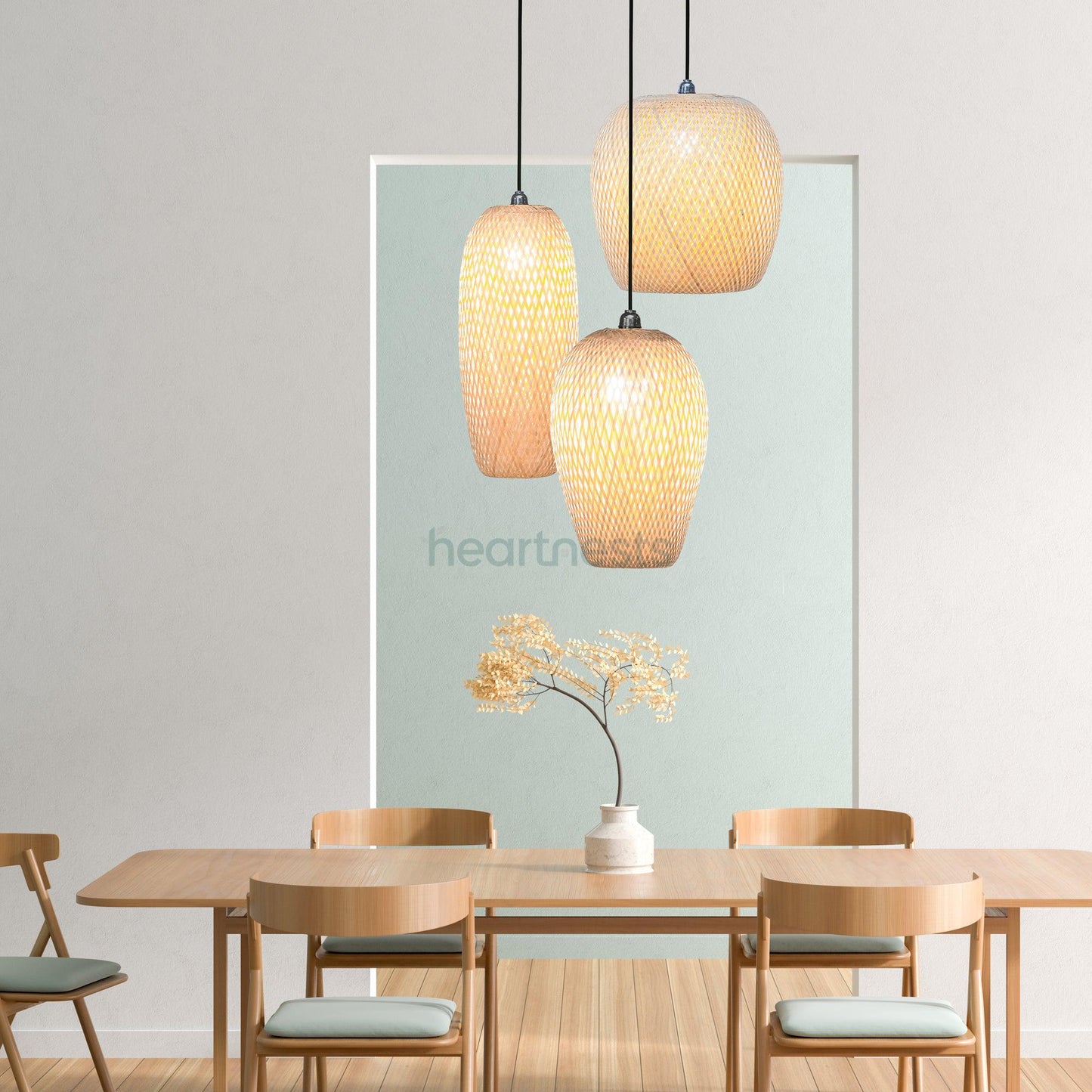 Adair Handmade Bamboo Pendant Light