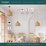 Lombok Jute Pendant Light