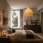 Baleria Rattan Pendant Light - Handwoven Cane Rattan