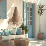 Bora Seagrass Pendant Light - Handwoven Organic Seagrass