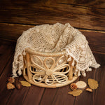 Daisy Handmade Rattan Baby Props. Sustainable Newborn Photography
