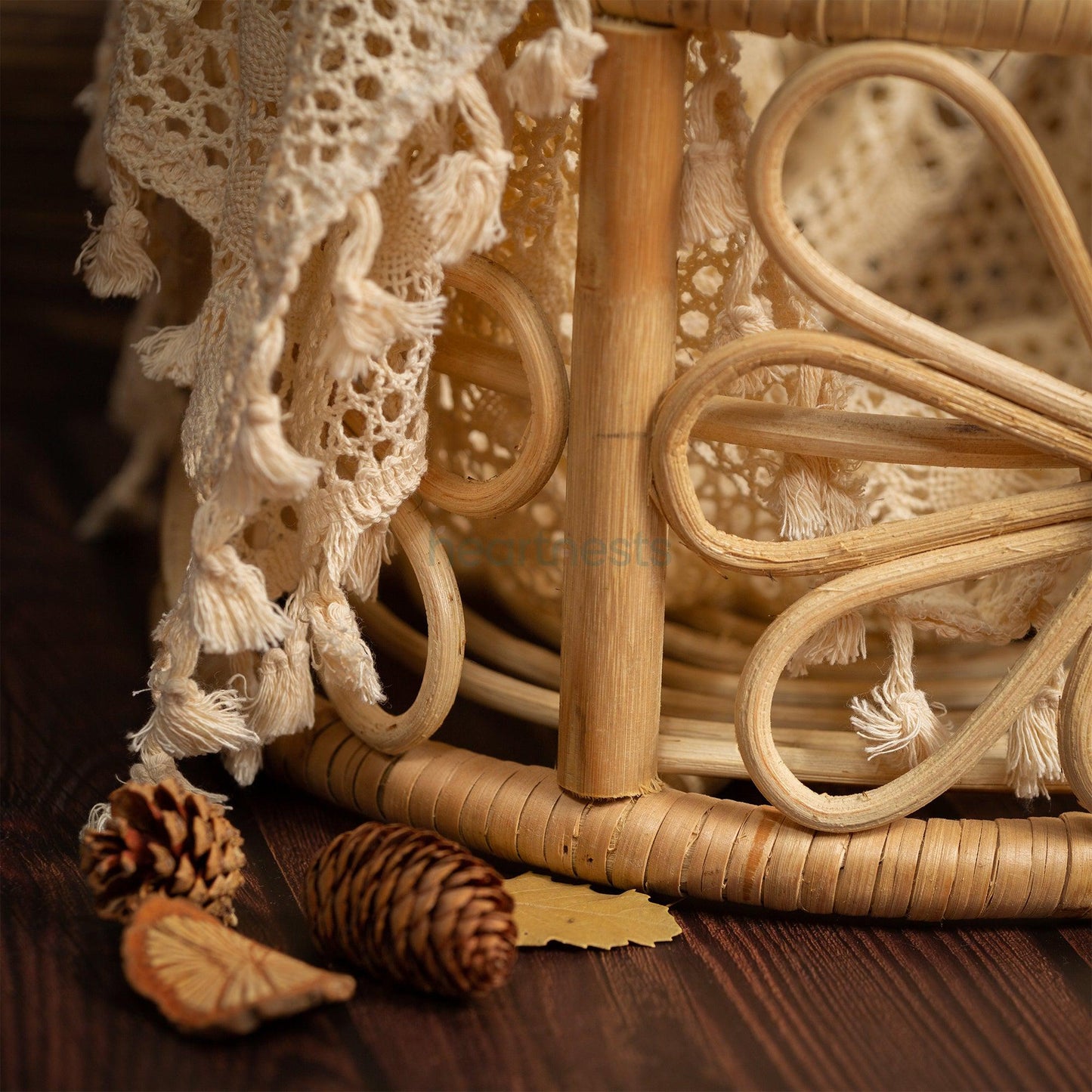 Daisy Handmade Rattan Baby Props. Sustainable Newborn Photography