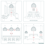Design's guide how to choose a perfect pendant light size for any areas