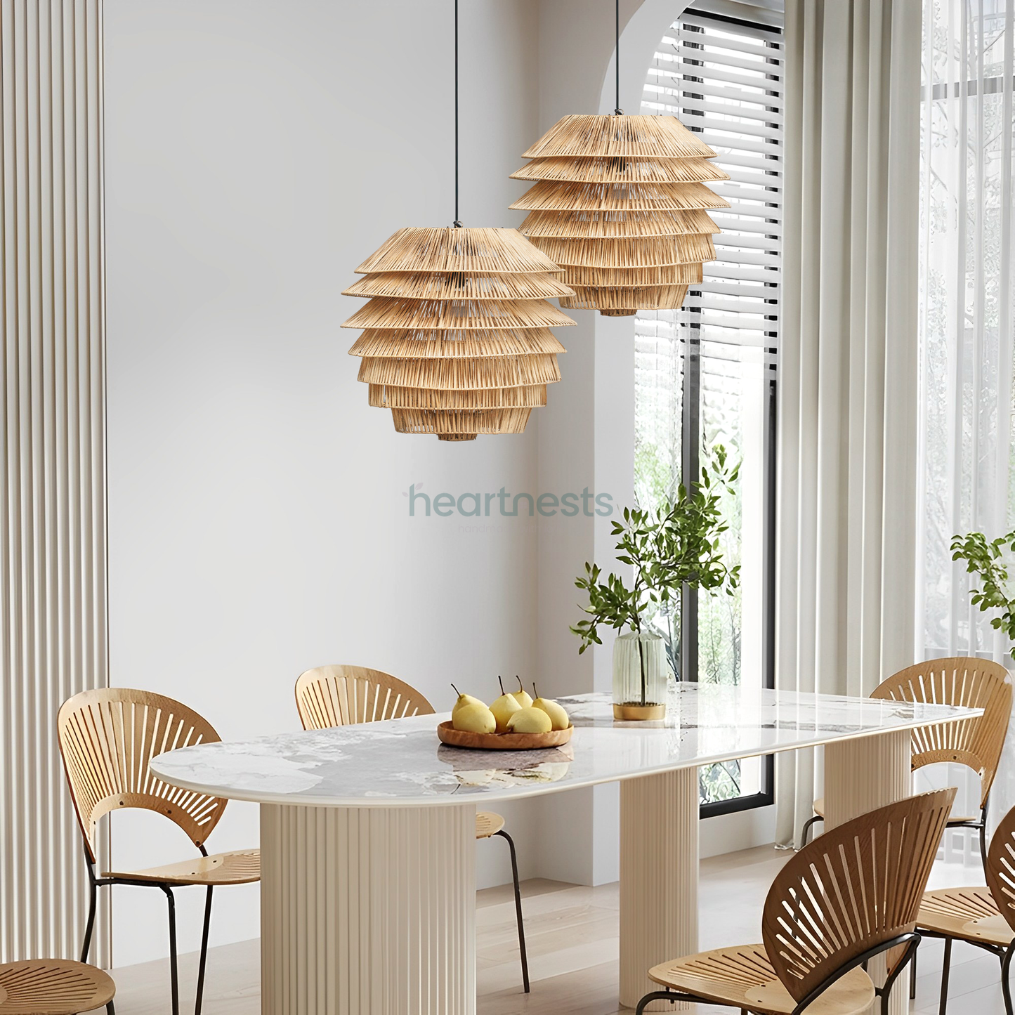 Selena Rattan Pendant Light