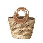 Heartnests' Lafi Wicker Fashion Bag is on white background