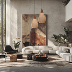 Hibicus A Rattan Pendant Light - Handwoven natural rattan