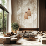 Hibicus A Rattan Pendant Light - Handwoven natural rattan