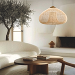 Hibicus B Rattan Pendant Light - Handwoven natural rattan