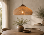 Hibicus D Rattan Pendant Light – Organic Woven Design