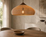 Hibicus D Rattan Pendant Light – Organic Woven Design