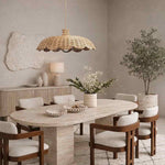 Isle Rattan Pendant Light - Handwoven Cane Rattan Ceiling Lamp