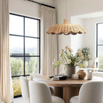 Isle Rattan Pendant Light - Handwoven Cane Rattan Ceiling Lamp