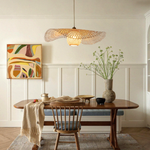 Kauai Bamboo Pendant Light Sculptural Design