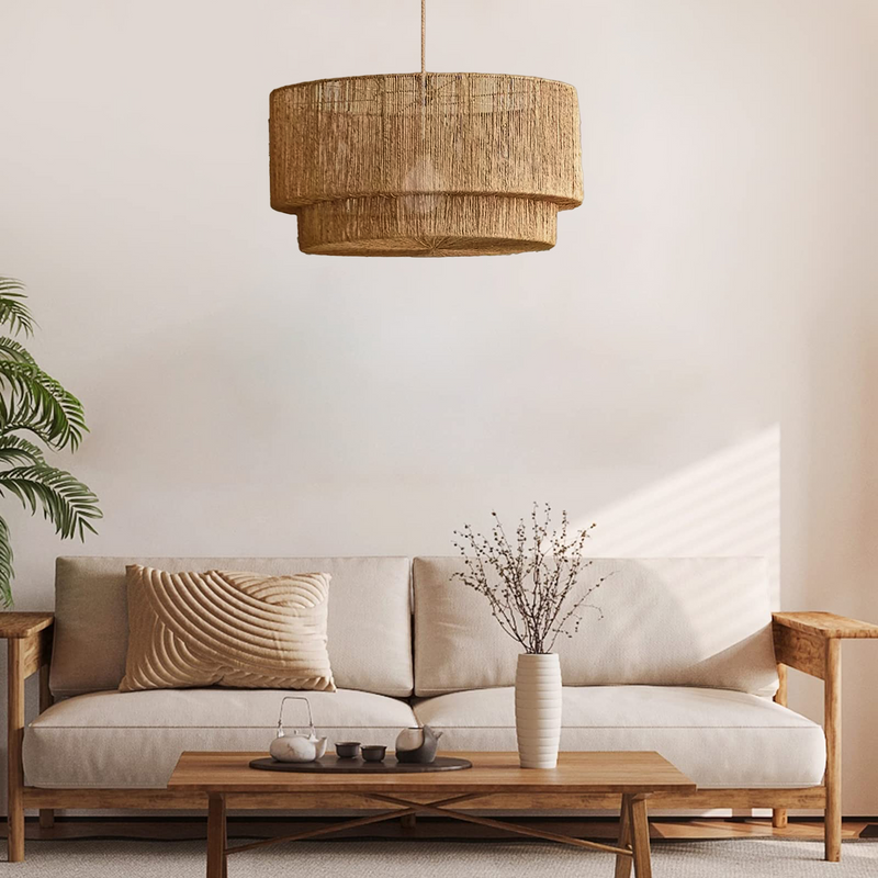 Lumina & Kasey Jute Pendant Light Bundle