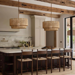 Lumina Jute Pendant Light - Handwoven natural rattan