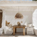 Majorca Seagrass Pendant Light - Handwoven Organic Seagrass