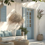 Majorca Seagrass Pendant Light - Handwoven Organic Seagrass