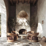 Majorca Seagrass Pendant Light - Handwoven Organic Seagrass