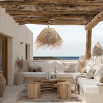 Majorca Seagrass Pendant Light - Handwoven Organic Seagrass