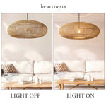 Maldives Rattan Pendant Light - Handwoven Cane Rattan